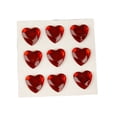 thumbnail image 1 of Pegatinas de diamantes de imitación Inteprter 10 hojas acrílicas para niños DIY rojo, 1 of 6