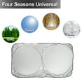 thumbnail image 3 of Unique Bargains 165x90cm 65.7'x36.4' Car Front Windshield Cover Protection Snow Ice Frost Freeze Sunshade, 3 of 7