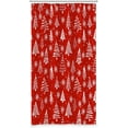thumbnail image 4 of 36x72 Inch Merry Christmas Extra Long Shower Curtains Xmas Tree Red Polyester Fabric Bath Curtain Farmhouse Winter Holiday Shower Curtain for Kids Bathroom Decor Waterproof with Hooks, 4 of 6