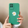 thumbnail image 1 of Case For Samsung A 12 M12 F12 Flower Astronaut Square Lens Protection Soft Liquid Silicone Back Cover For Samsung A12 A M F 12, 1 of 1