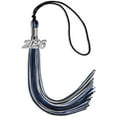thumbnail image 6 of Endea Graduation Black/Royal Blue/Silver Mixed Color Graduation Tassel with Silver Date Drop, 6 of 10