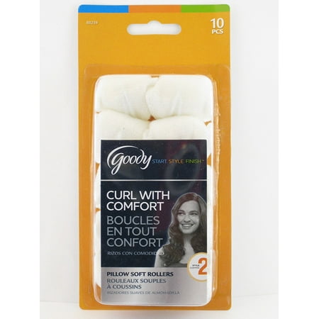 Pillow Soft Hair Rollers 10 Pcs Wake Up With Curls By Goody