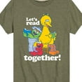 thumbnail image 3 of Sesame Street - Lets Read Together - Toddler and Youth Short Sleeve Graphic T-Shirt, 3 of 5