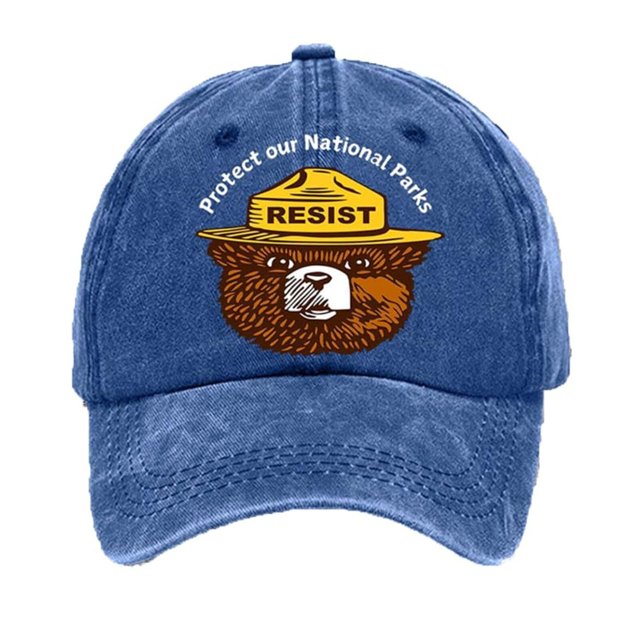 Casquette de Baseball Imprimée Nos Parcs Nationaux Chapeau Ours