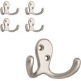 thumbnail image 1 of Franklin Brass FBDPRH5-MN-C Double Prong Robe Hook in Matte Nickel, (5-Pack), 1 of 7