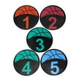 thumbnail image 3 of 5x marcadores de puntos de piso numerados, tapetes de entrenamiento de marcadores de puntos de baloncesto, marca de entrenamiento para práctica de, 3 of 8
