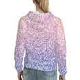 thumbnail image 2 of Hoodies for Women - Pastel Glitter Gradient Comfrt Colour Drawstring Women'S Fashion Hoodies & Sweatshirts, Fall Outfits Clothes for Women 2024 Pullover with Kangaroo Pocket, 2 of 7