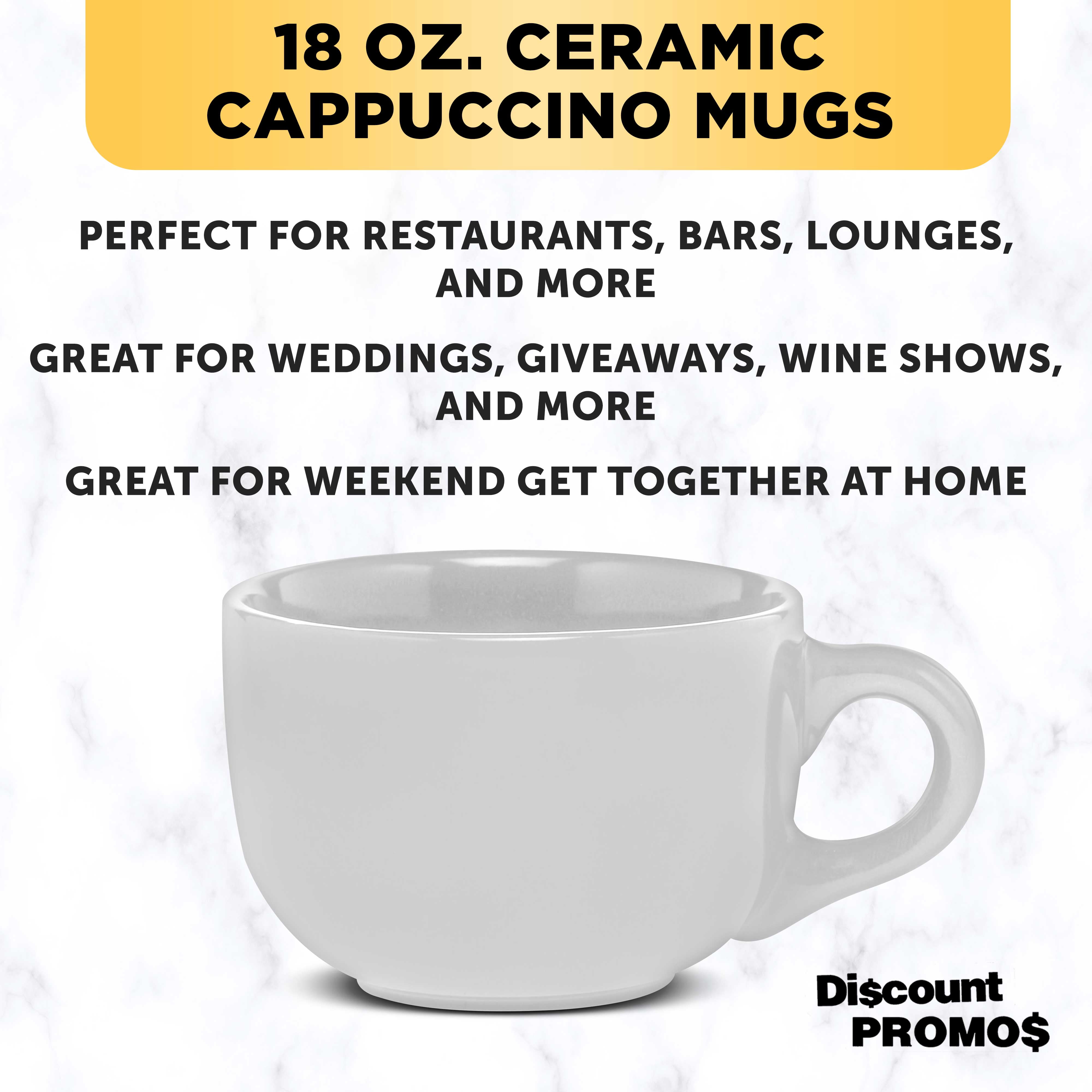 14 oz coffee mug sets BTaT- Coffee Mug Set, Set of 6, 14 oz(415ml), Coffee Cup Set, Ceramic  Coffee Cups main image 0