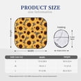 thumbnail image 3 of Daiia Artistic Zebra Print Sunflower 2PCS Car Windshield Sun Shade, Foldable Sun Shield for Car Front Window, Auto Sun Blocker Visor Protector Universal for Truck SUV Pickup-Large, 3 of 7