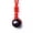 red, variant on Natural Obsidian Rainbow Eye Good Luck Bead Pendant Woman Long Chain Necklaces +-red-16mm