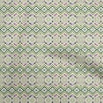 thumbnail image 1 of oneOone Cotton Poplin Light Green Fabric Geometric Diy Clothing Quilting Fabric Print Fabric By Yard 42 Inch Wide-9Q, 1 of 4