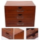 thumbnail image 4 of Organizador de escritorio tipo cajón de 3 niveles, caja de almacenamiento de artículos diversos, cajón pequeño de madera para joyas, baratijas y artículos de papelería., 4 of 8
