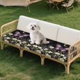 thumbnail image 7 of Xoenoiee Butterfly Daisy Lavender Moon Pattern Couch Cushion Covers Thick Velvet Fabric Washable Sofa Slipcovers 3 Pieces Individual Sectional Couch Covers with Elastic Bottom, 7 of 7