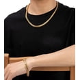 thumbnail image 5 of Black Stainless Steel Foxtail Chain 22" Necklace and 9" Bracelet Box Set (6mm), 5 of 5