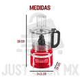 thumbnail image 5 of Procesador De Alimentos KithchenAid KFP0719L Empire Red  JUSTCLICK MX, 5 of 5