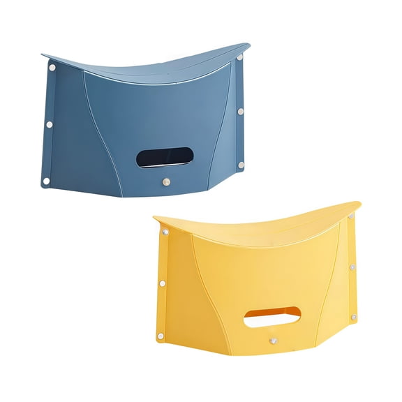 2PCS Eco-Friendly Folding Paper Bench Easy Storage Versatile Use for Indoor Outdoor