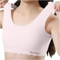 thumbnail image 2 of Babcutegg Teen Girls Bra Comfortable Sports Bra Wirefree Bra Girls Underwear Purple Size M, 2 of 5