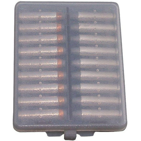 - MTM HANDGUN AMMO WALLET 44/44M 18RD POLY CLEAR SMOKE