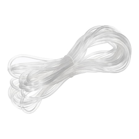 Uxcell 10M/32.81Ft Rubber Window Screen Spline Sealing Strip, 4.5mm OD Translucent