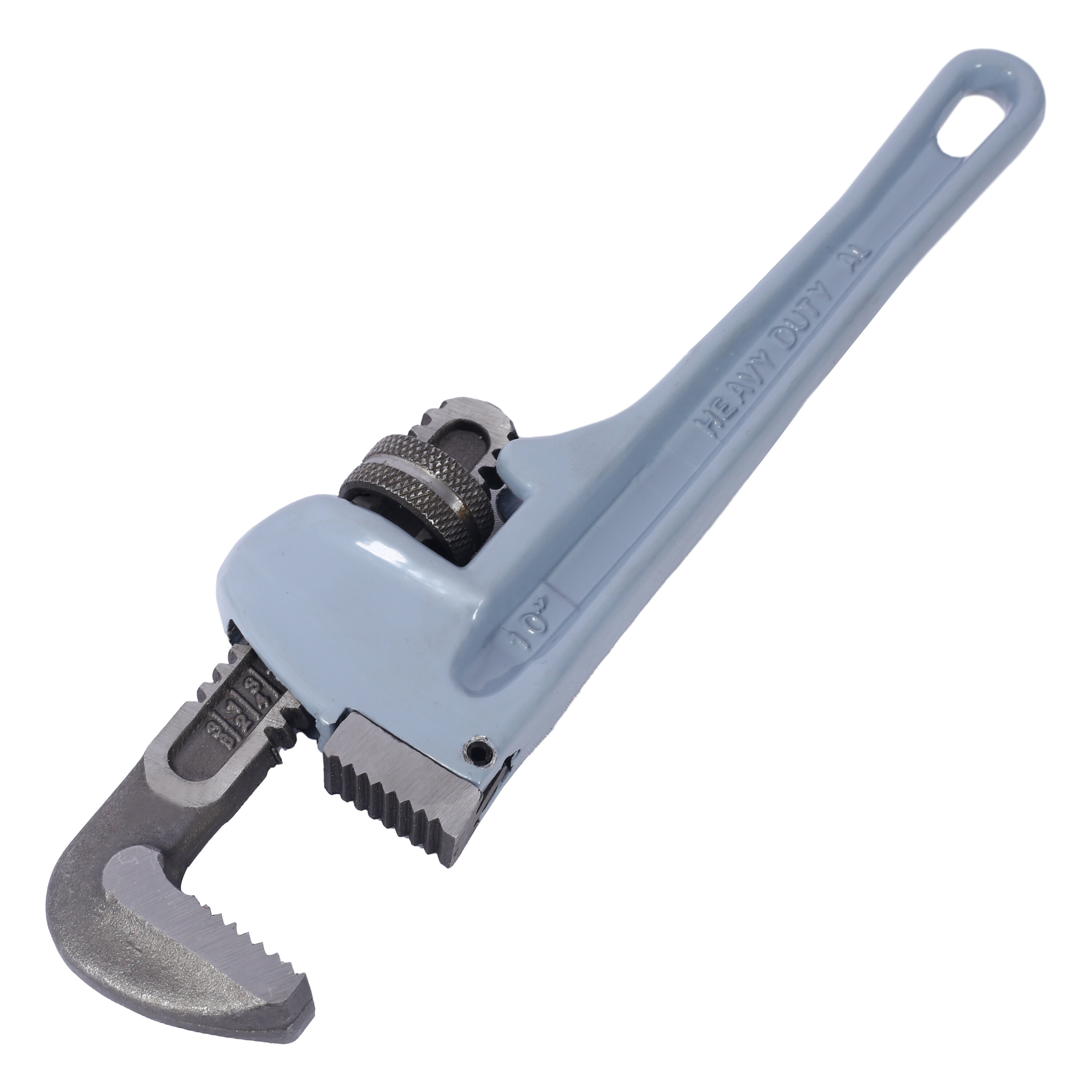 4-Piece Aluminum Pipe Wrench Set (10"/14"/18"/24"), Lightweight Alloy Construction, Adjustable Jaw Plumbing Tools