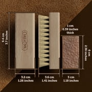 Suede & Nubuck Cleaner Kit (8 oz) Restores Color & Vibrancy to Shoes Clothes, and Furniture (Essential Kit)