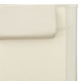 thumbnail image 5 of vidaXL Sun Lounger Textilene Cream and Grey, 5 of 5