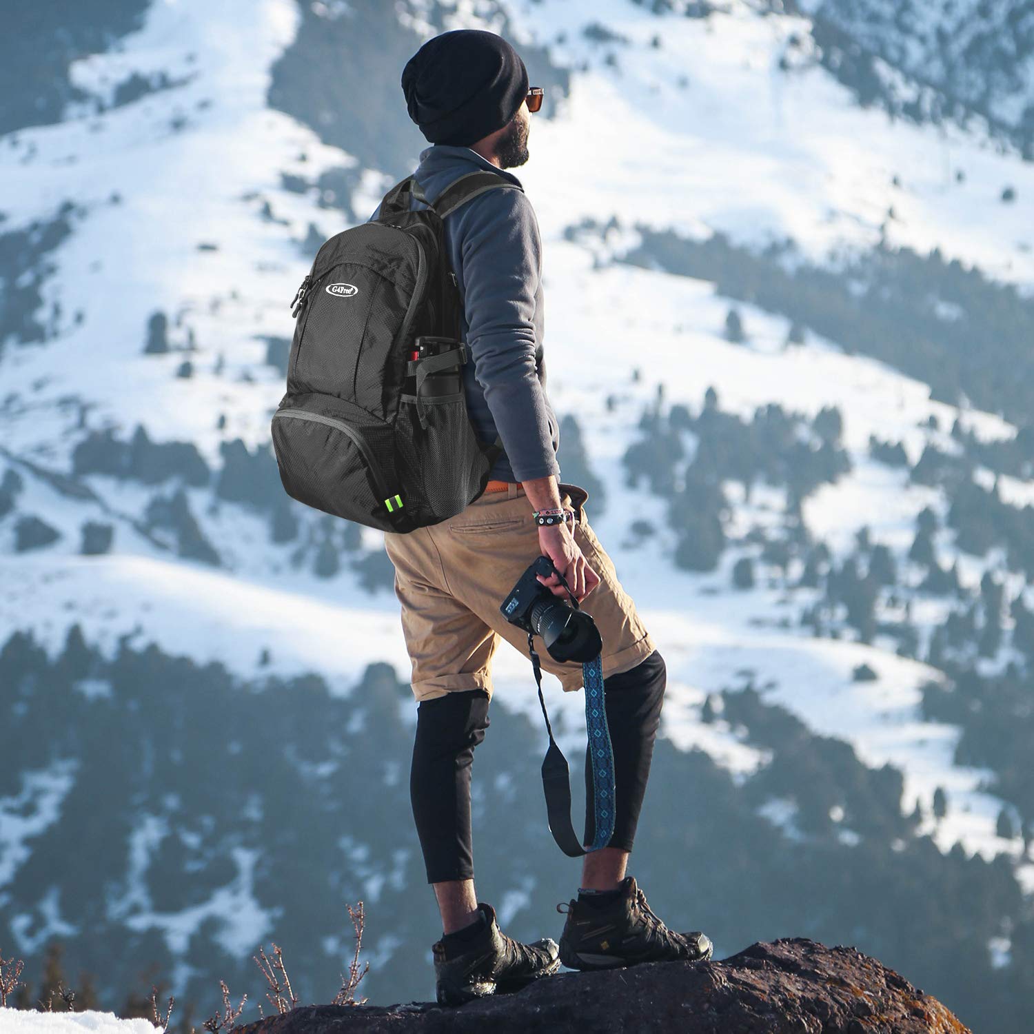 G4Free 40L Lightweight Packable Hiking Backpack, Waterproof Travel Daypack