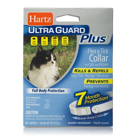 Hartz UltraGuard Plus Flea & Tick Collar for Cats and (The Best Flea Collar For Cats)