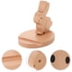 thumbnail image 4 of Soporte de madera para teléfono móvil, diseño de conejo, para mesa, tableta, adorno artesanal de madera para oficina., 4 of 6