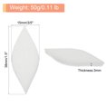 thumbnail image 2 of Stained Glass Mosaic, Leaf Glass Mosaic Tiles Bulk for Craft DIY Handmade Projects White, 2 of 4