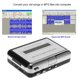 thumbnail image 4 of USB Cassette Converter Cassette Tape to MP3 Converter HiFi Sound Quality Portable Music Player with Earphone, 4 of 5