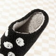 thumbnail image 3 of Halloween Pumpkin Slippers for Women Men Spooky Slides Soft Plush House Slippers Indoor Outdoor Shoes, 3 of 7