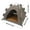 Gray, variant on Cat Tent House, Cat House for Indoor Outdoor Cats, Outdoor Cat Pet Dog Bed, Foldable Portable Tent House for Cats, Puppies and Other Small Animals