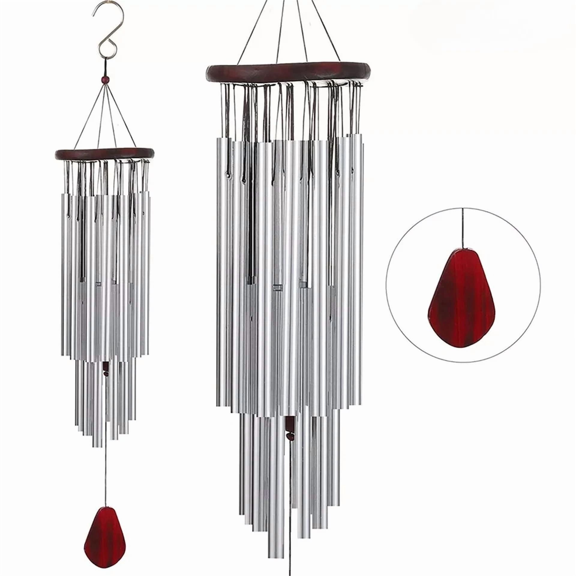 PURELY- Large 27 Tubes Windchime Chapel Bells Wind Chimes Outdoor Garden Home Decor Gift