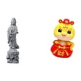 thumbnail image 1 of Estatua de Guan Yin,Estatua de Guan Yin para decoración del hogar.,Estatua de serpiente china,Estatua de serpiente para el Año Nuevo chino,decoración del hogar,artesanía,Estatua de animal, 1 of 8