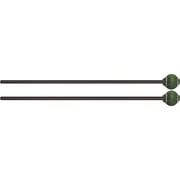 Mike Balter 22BB Pro Vibe Series Medium Hard Green Vibraphone Mallets w/ Black Birch Handles