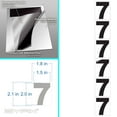thumbnail image 6 of iSYFIX Black Vinyl Number 7 (Seven) Stickers - 6 Pack 2 inch Self Adhesive - Premium Decal Die Cut & Pre-Spaced for Mailbox, Signs, Door, Cars, Trucks, Home, Business, Address Number, 6 of 6