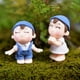 thumbnail image 4 of Bewildely Figuras de parejas románticas, adornos en miniatura de jardín de hadas, PVC, lindos amantes de niños y niñas, besos, muñecas de Decoración del hogar, 4 of 6