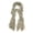 Grey, variant on Premium Solid Color Glitter Metallic Mesh Scarf Wrap