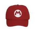 thumbnail image 3 of Adult Mario Hat Trucker Cosplay Costume Plummer Bros Cap, M & L, 3 of 3