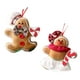 thumbnail image 4 of ColoMX Adornos navideños de pan de jengibre, decoraciones colgantes para árbol de Navidad, 2 uds., 4 of 7