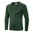 thumbnail image 1 of Men‘s Compression Top Long Sleeve Shirt Base Layer Active Athletic Sports T-Shirts, 1 of 3