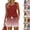 16# Red, variant on Striped Outfits for Women 2 Piece Sets Sleeveless Square Neck Tank Tops and Beach Shorts Set Loungewear Sets,Camel,3XL