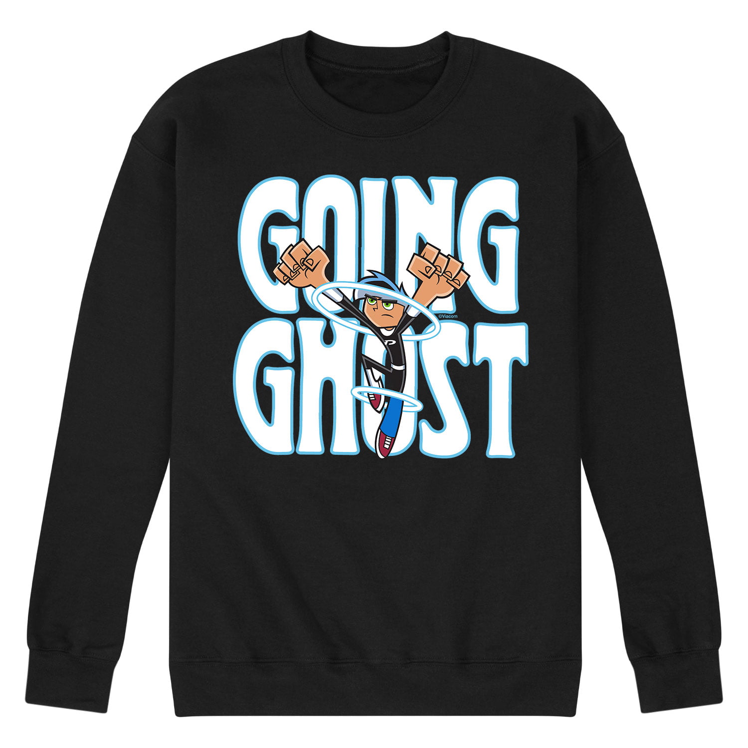 Danny Phantom - Going Ghost - Men's Crew Neck Fleece Pullover - Walmart.com