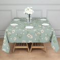 thumbnail image 3 of Pioneer Flower Floral Print Pattern Square Tablecloth, Waterproof Wipeable Spillproof Washable Table Cover for Home Kitchen Party Decor, 42"x42", 3 of 6