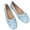 Blue, variant on CHICVOMEY Flat for Women Graceful Classic Soft Insole Slip On Low Top Women’s Flats for Daily Vacation Formal Office Commute