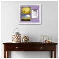thumbnail image 2 of ArtToFrames Collage Photo Picture Frame with 3 - 5x7 Openings, Framed in White with Lavender Mist and Black Mats (CDM-3966-331), 2 of 8