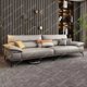 thumbnail image 3 of Leather Sofa First Layer Cowhide Modern Living Room Nordic Light Luxury Straight Row Leather Sofa My Lux Decor Round, 3 of 6
