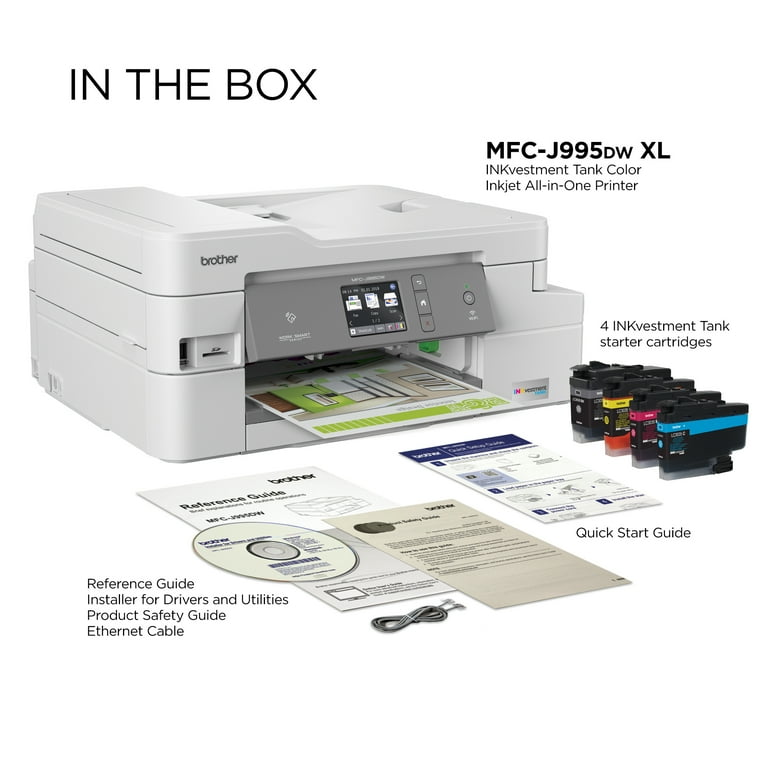 Brother MFC-J995DW インクジェットプリンター Brother MFC-J995DW Multifunction with INKvestment Cartridges