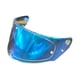 thumbnail image 2 of Visera para casco de motocicleta que reemplaza la visera resistente y antiarañazos. Azul, 2 of 8